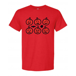 Hallowen Pumpkin Tshirt x12