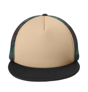 Flat Bill Snapback Trucker Cap