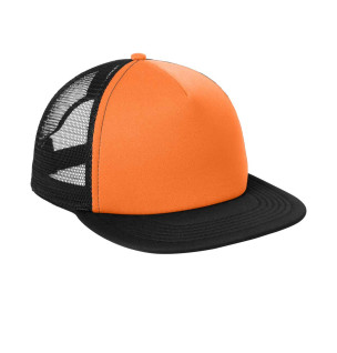 Flat Bill Snapback Trucker Cap