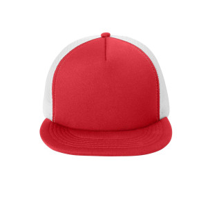 Flat Bill Snapback Trucker Cap