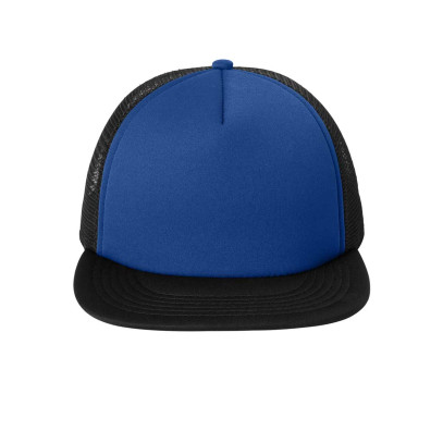 Flat Bill Snapback Trucker Cap