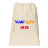Custom Full-Color DTF Printed Cotton Drawstring Bag | School & Corporate Wellness Kits