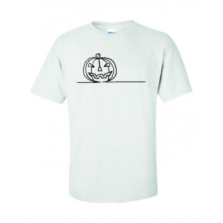 Halloween Pumpkin Line Design