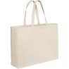 Custom Full-Color DTF Printed Jumbo Cotton Tote Bag | B2B Merchandising & Retail Promotion