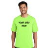 Custom DTF Printed Performance Tee | Your Full-Color Logo on Dryfit
