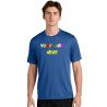 Custom DTF Printed Performance Tee | Your Full-Color Logo on Dryfit