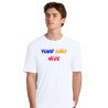Custom DTF Printed Performance Tee | Your Full-Color Logo on Dryfit