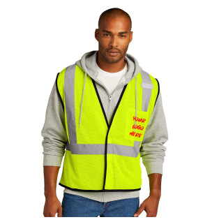 Economy Mesh Safety Vest with Logo