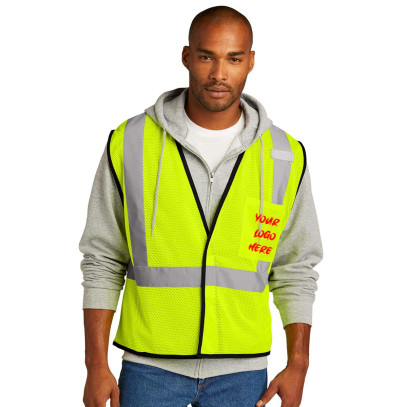 Economy Mesh Safety Vest with Logo