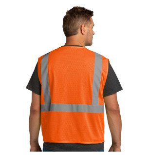 Personalized Reflective Work Vest | Full-Color DTF for Team Logos