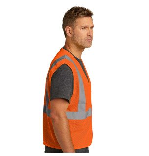 Personalized Reflective Work Vest | Full-Color DTF for Team Logos
