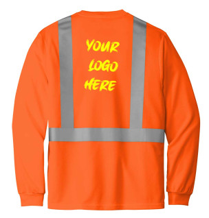 High Visibility Safety Tee Long Sleeve