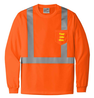 High Visibility Safety Tee Long Sleeve