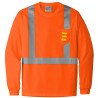 Custom Company Logo Safety Shirt | Long Sleeve Hi-Vis (Printed)