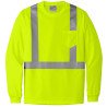 Custom Company Logo Safety Shirt | Long Sleeve Hi-Vis (Printed)