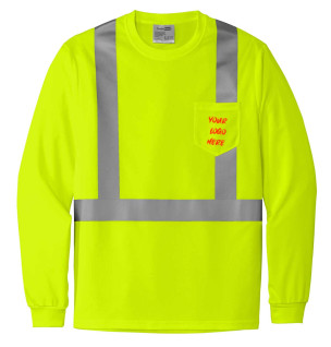 High Visibility Safety Tee Long Sleeve