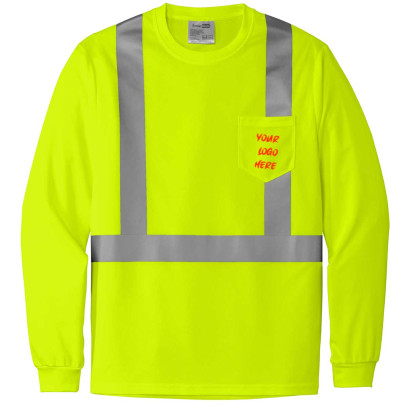 High Visibility Safety Tee Long Sleeve