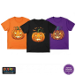 Custom Full-Color DTF Halloween Pumpkin T-Shirts | Ultra-Vibrant Spooky Season Apparel