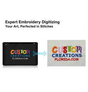 Expert Custom Embroidery Digitizing Service | Guaranteed Logo Fidelity & Commercial Quality File