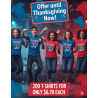 SIX-SEVEN 67 T-Shirts Bulk Deal (200 Units) Limited-Time Group Uniform Offer
