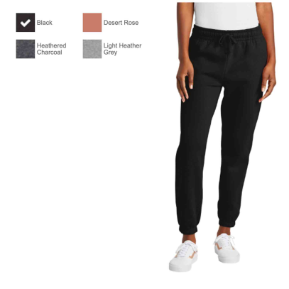 Custom DTF Print Fleece Sweatpants for Women | Personalized Soft Joggers