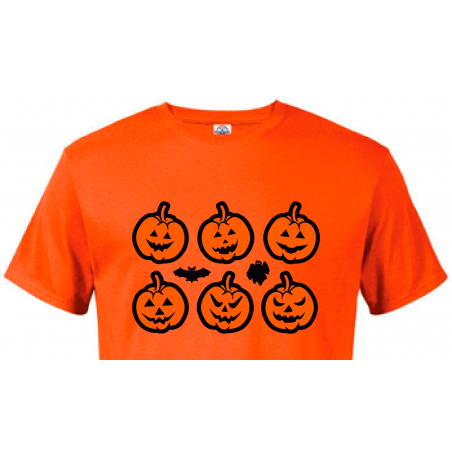 Hallowen Pumpkin Tshirt x12